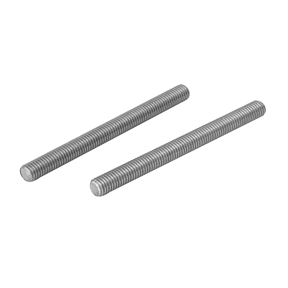 Harfington M5 x 60mm 0.8mm Pitch 304 Stainless Steel Fully Threaded Rod Bar Studs 10 Pcs