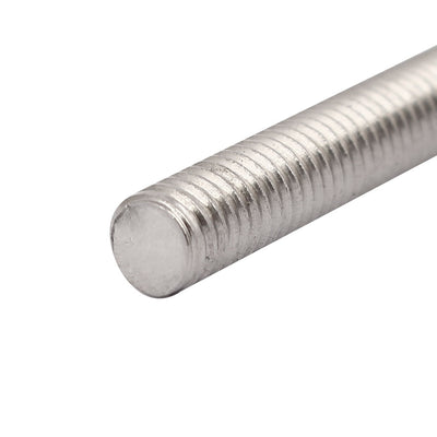 Harfington M5 x 80mm 304 Stainless Steel Fully Threaded Rod Bar Studs Hardware 10 Pcs