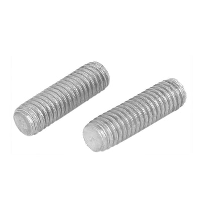 Harfington M6 x 20mm Male Threaded 304 Stainless Steel Rod Bar Stud Silver Tone 20 Pcs