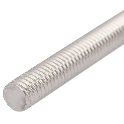 Harfington M6 x 40mm Male Thread 304 Stainless Steel Fully Threaded Rods Bar Studs 50 Pcs
