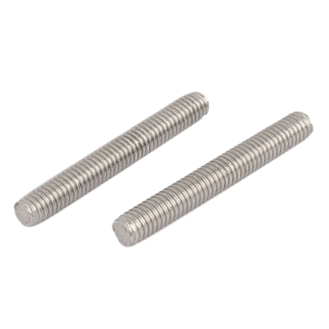 Harfington M6 x 45mm Male Threaded 304 Stainless Steel Rod Bar Studs Hardware 20 Pcs