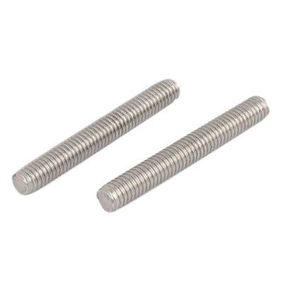 Harfington M6 x 45mm Male Threaded 304 Stainless Steel Rod Bar Studs Hardware 20 Pcs