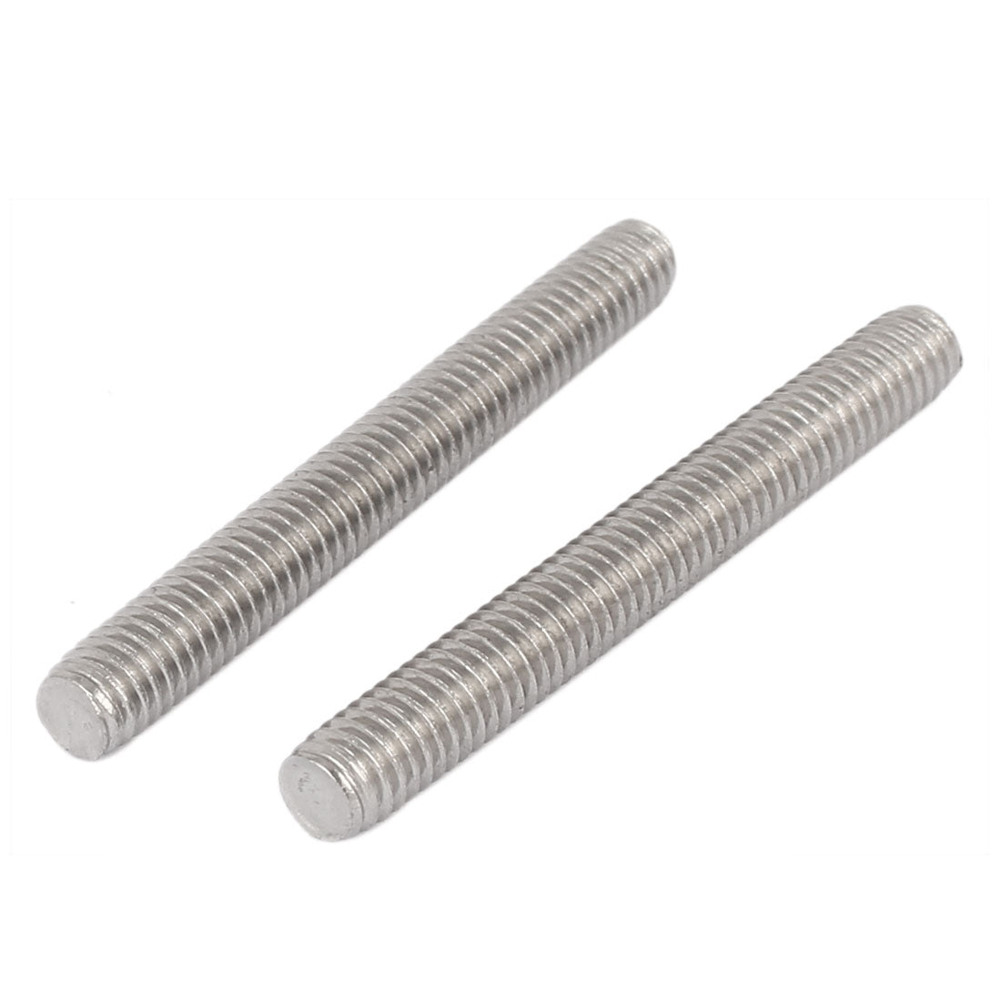 Harfington M6 x 50mm 304 Stainless Steel Fully Threaded Rod Bar Studs Hardware 20 Pcs