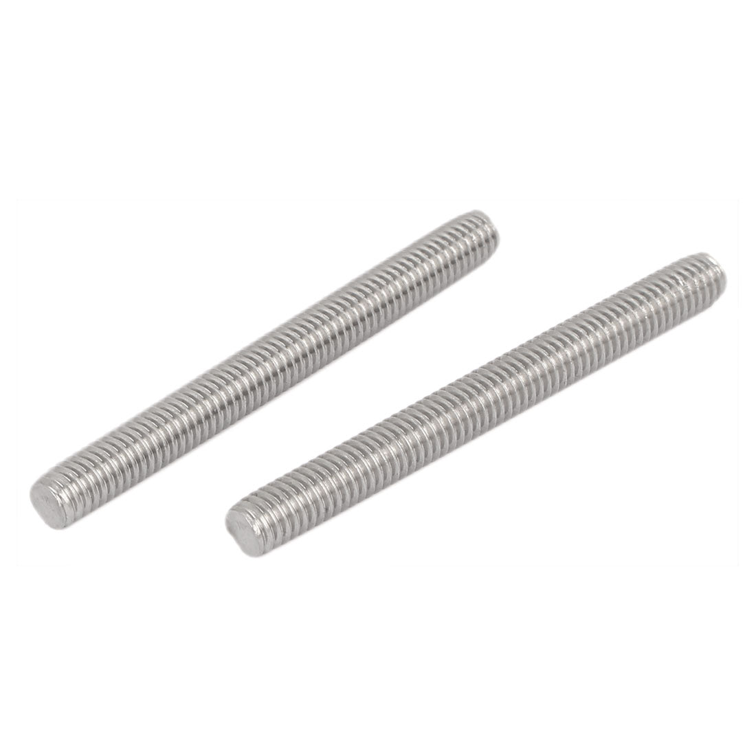 Harfington M6 x 60mm 304 Stainless Steel Male Threaded Rod Bar Studs Fasteners 20 Pcs