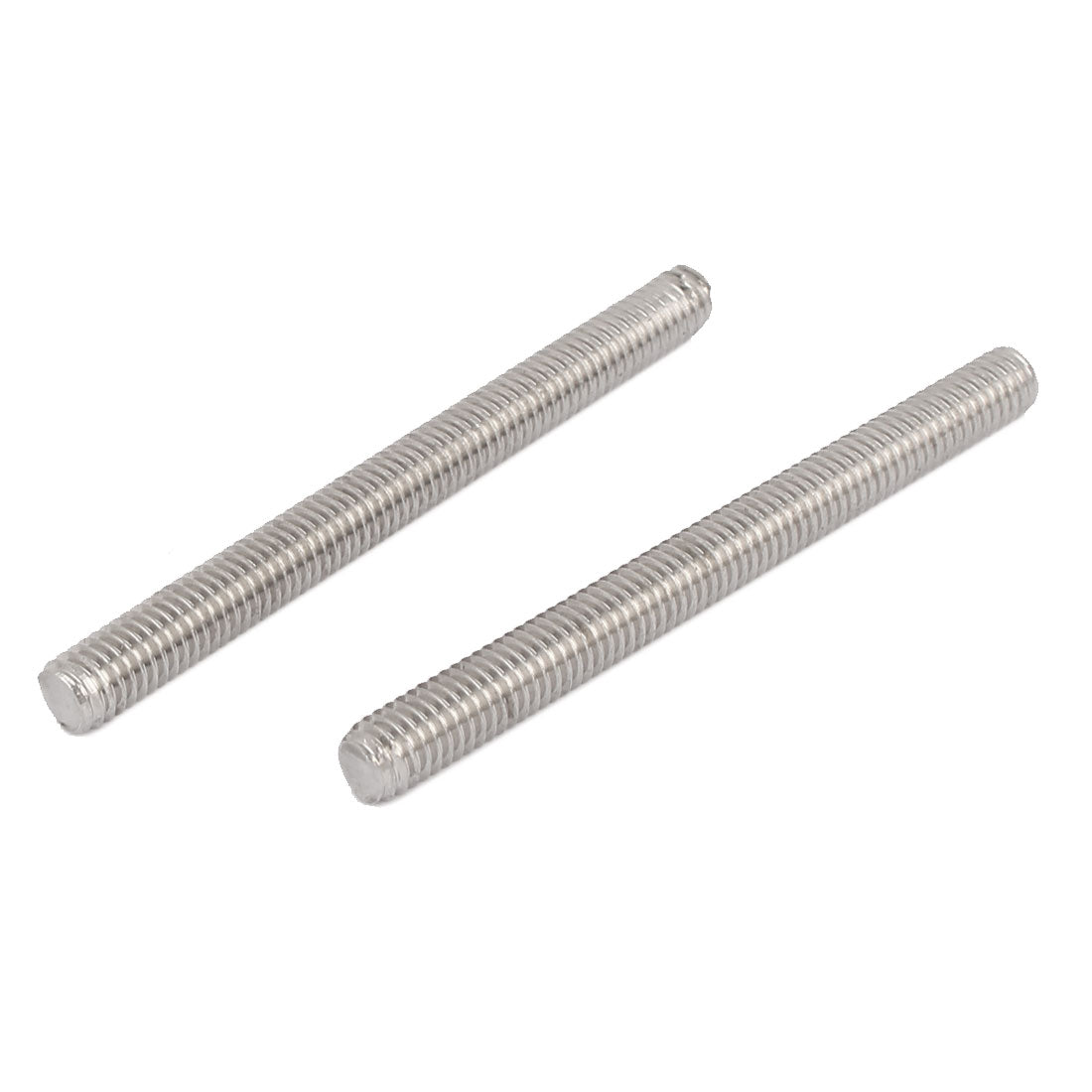 Harfington M6 x 65mm 304 Stainless Steel Fully Threaded  Rod Bar Studs Silver Tone 10 Pcs