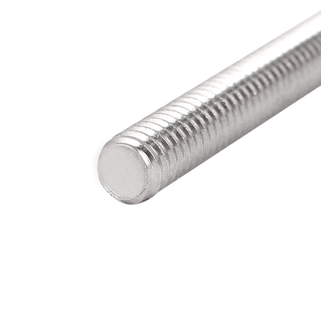 Harfington M6 x 80mm 304 Stainless Steel Fully Threaded Rod Bar Studs Silver Tone 10 Pcs