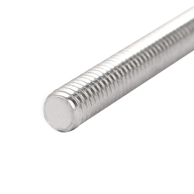 Harfington M6 x 160mm 304 Stainless Steel Fully Threaded Rods Hardware Silver Tone 10 Pcs