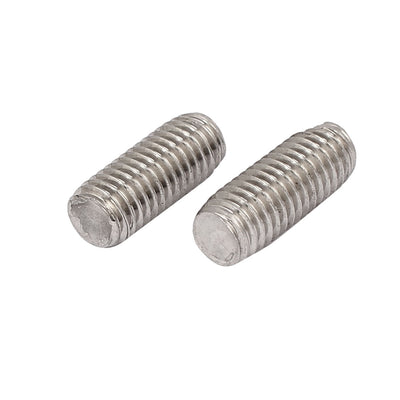 Harfington M8 x 20mm 1.25mm Pitch 304 Stainless Steel Fully Threaded Rods Hardware 20 Pcs