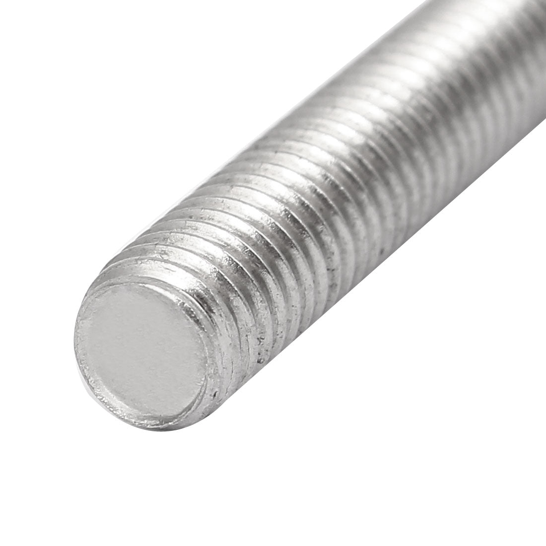 Harfington M8 x 50mm 1.25mm Pitch 304 Stainless Steel Fully Threaded Rods Fasteners 20 Pcs
