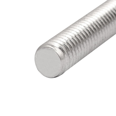 Harfington M8 x 70mm 1.25mm Pitch 304 Stainless Steel Fully Threaded Rods Bar Studs 10 Pcs