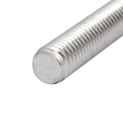 Harfington M8 x 80mm 1.25mm Pitch 304 Stainless Steel Fully Threaded Rods Bar Studs 10 Pcs