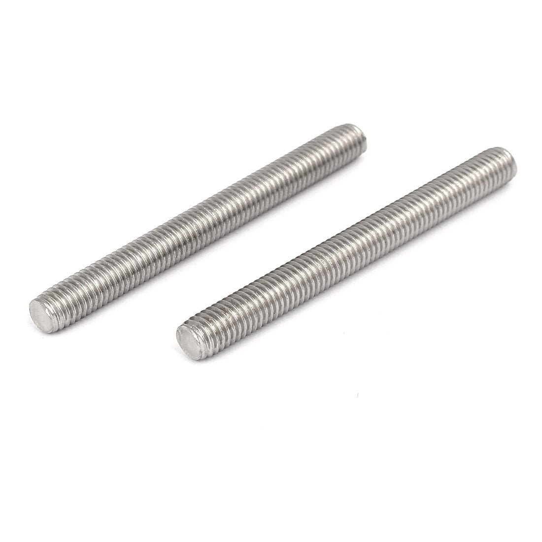 Harfington M8 x 80mm 1.25mm Pitch 304 Stainless Steel Fully Threaded Rods Bar Studs 10 Pcs