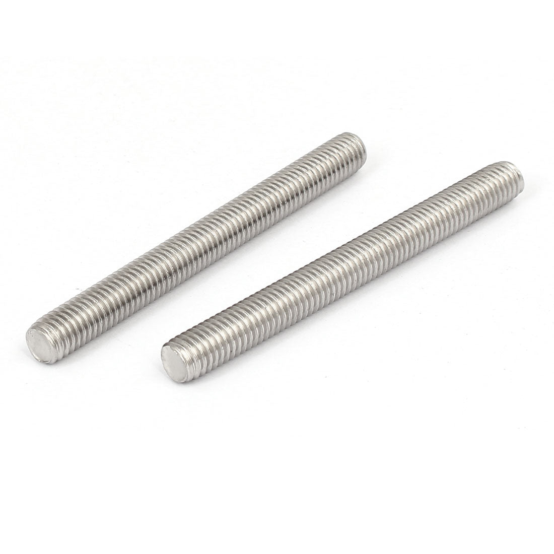 Harfington M8 x 80mm 1.25mm Pitch 304 Stainless Steel Fully Threaded Rods Hardware 20 Pcs