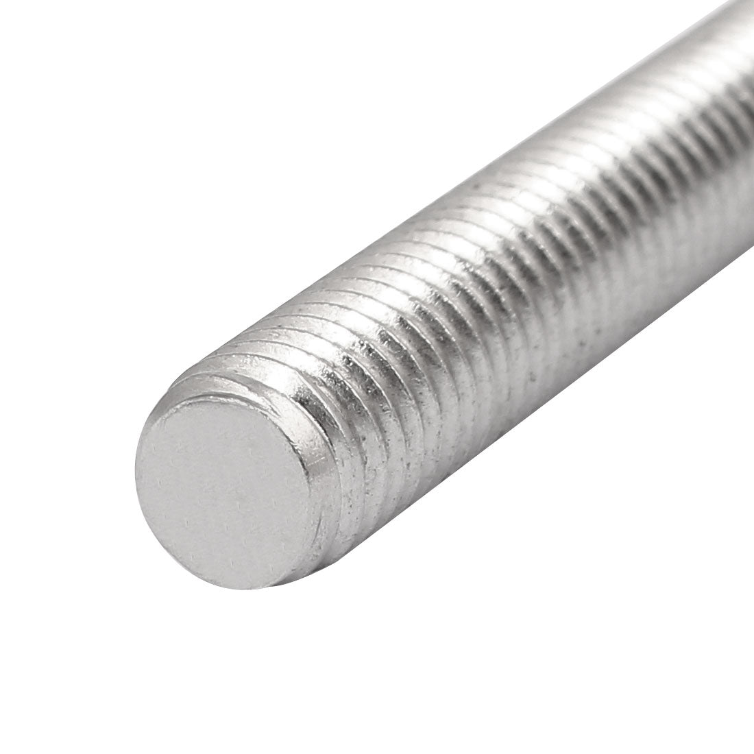 Harfington M8 x 110mm 1.25mm Pitch 304 Stainless Steel Fully Threaded Rods Hardware 10 Pcs