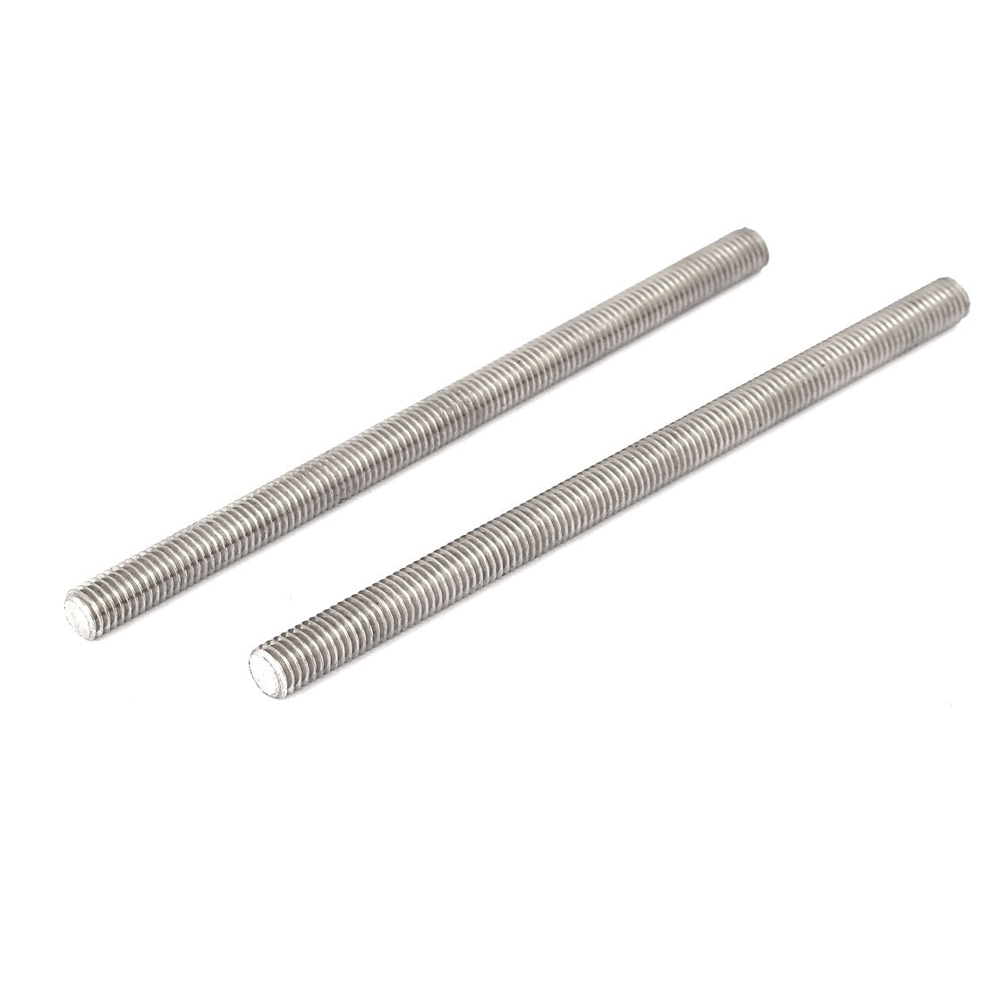 Harfington M8 x 140mm 1.25mm Pitch 304 Stainless Steel Fully Threaded Rods Bar Studs 10 Pcs