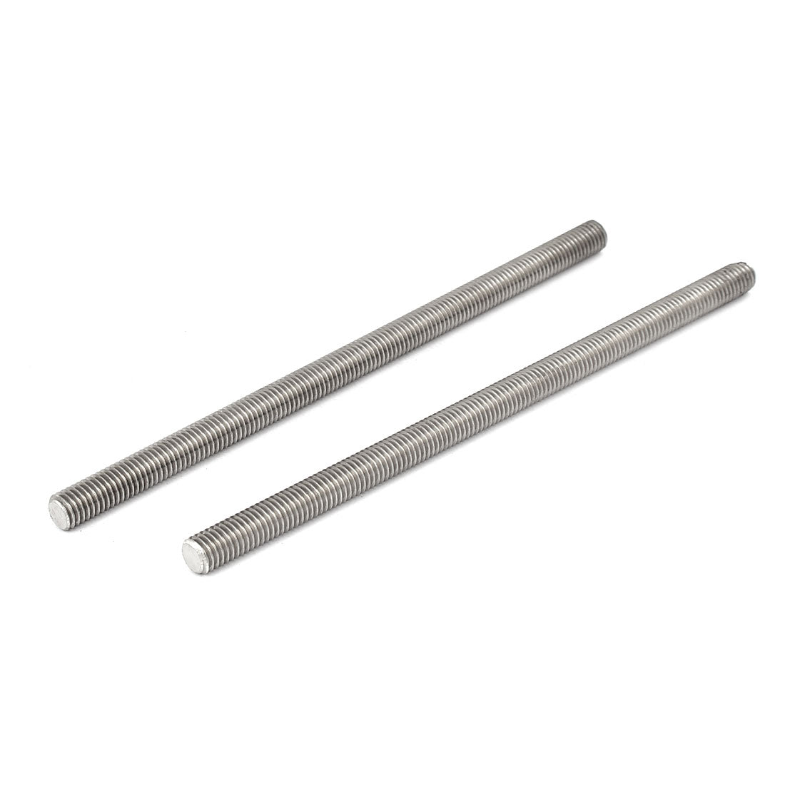 Harfington M8 x 160mm 1.25mm Pitch 304 Stainless Steel Fully Threaded Rods Bar Studs 10 Pcs