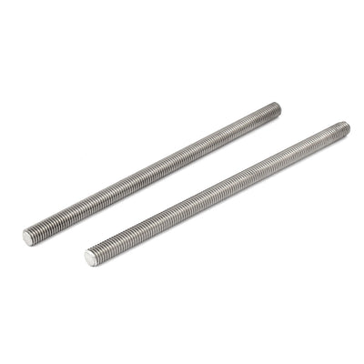Harfington M8 x 160mm 1.25mm Pitch 304 Stainless Steel Fully Threaded Rods Bar Studs 10 Pcs
