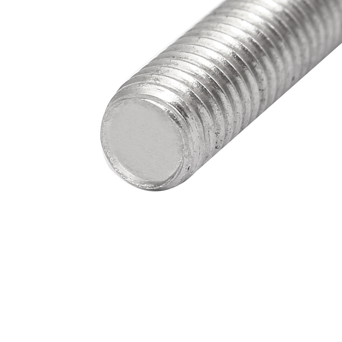 Harfington M10 x 35mm 304 Stainless Steel Fully Threaded Rods Fasteners Silver Tone 10 Pcs