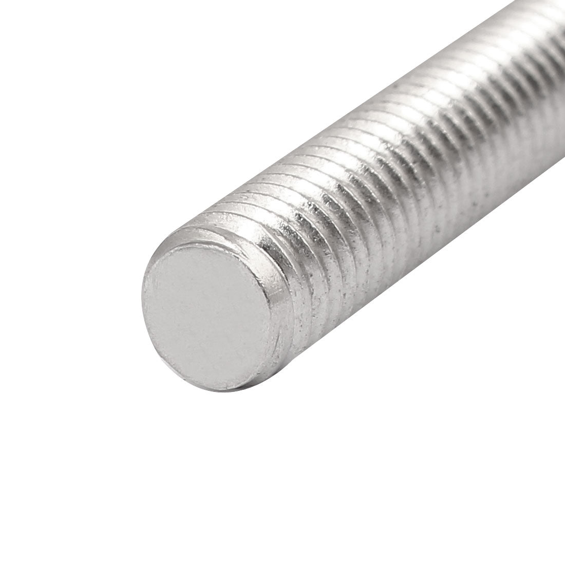 Harfington M10 x 80mm 304 Stainless Steel Fully Threaded Rods Bar Studs Silver Tone 10 Pcs