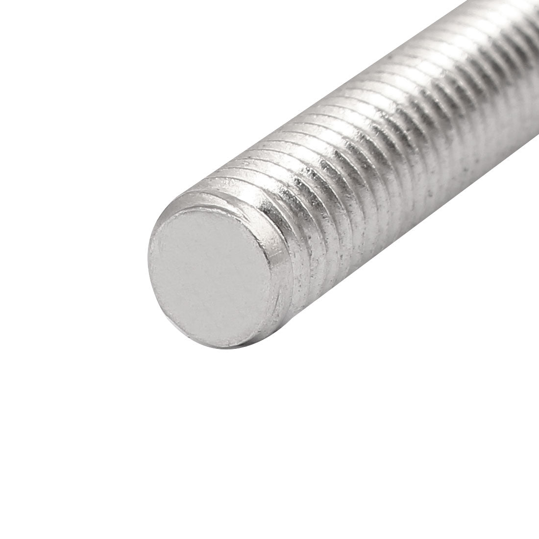Harfington M10 x 100mm 304 Stainless Steel Fully Threaded Rods Bar Studs Silver Tone 10 Pcs