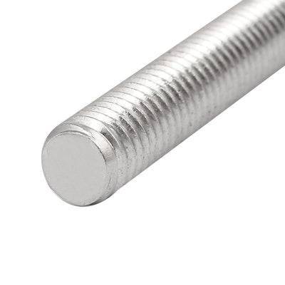 Harfington M10 x 110mm 1.5mm Pitch 304 Stainless Steel Fully Threaded Rods Bar Studs 5 Pcs