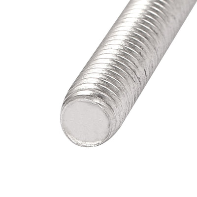 Harfington M10 x 120mm 1.5mm Pitch 304 Stainless Steel Fully Threaded Rods Hardware 5 Pcs
