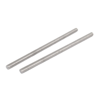 Harfington M10 x 200mm Metric Right Hand Thread Fully Threaded Rod Stud Fastener 5PCS