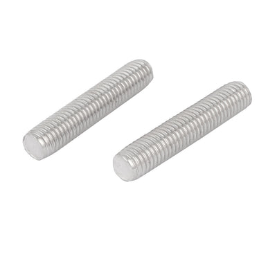 Harfington M12 x 55mm Metric Right Hand Thread Fully Threaded Rod Stud Fastener 10PCS
