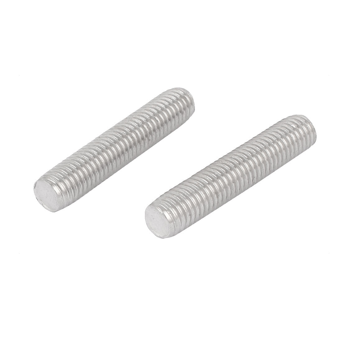 Harfington M14 x 60mm 304 Stainless Steel Right Hand Thread Fully Threaded Rod Stud 5PCS