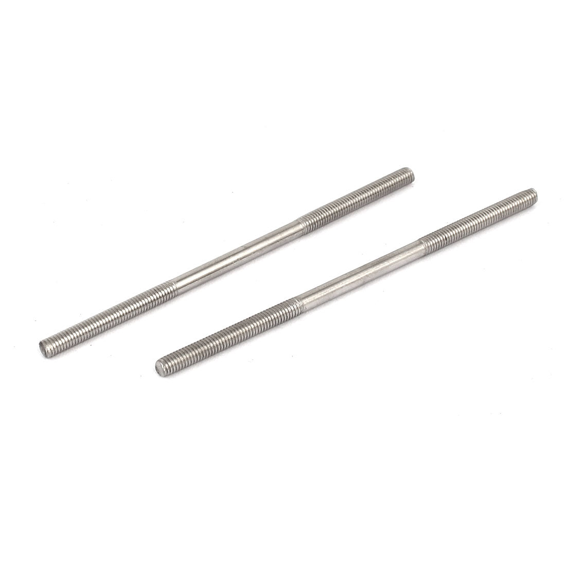 Harfington M3x70mm 304 Stainless Steel Double End Threaded Stud Screw Bolt 20pcs