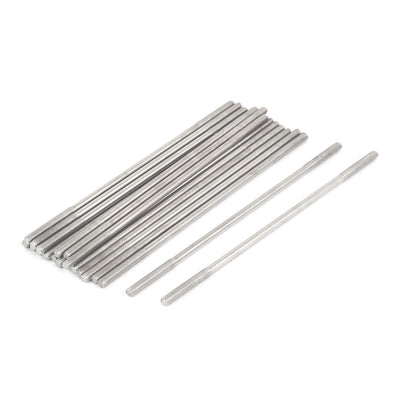 Harfington M3x100mm 304 Stainless Steel Double End Threaded Stud Screw Bolt 20pcs