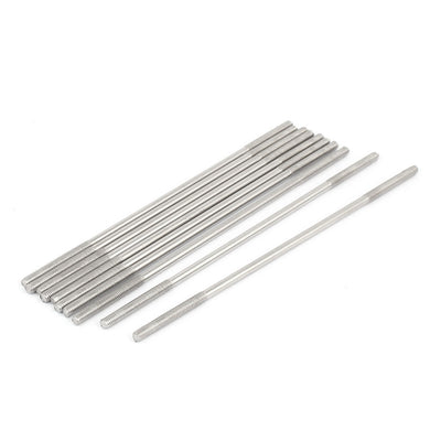 Harfington M3x110mm 304 Stainless Steel Double End Threaded Stud Screw Bolt 10pcs
