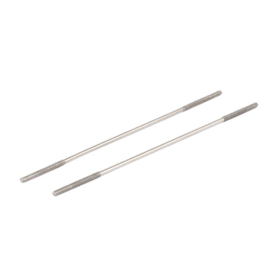 Harfington M3x120mm 304 Stainless Steel Double End Threaded Stud Screw Bolt 10pcs