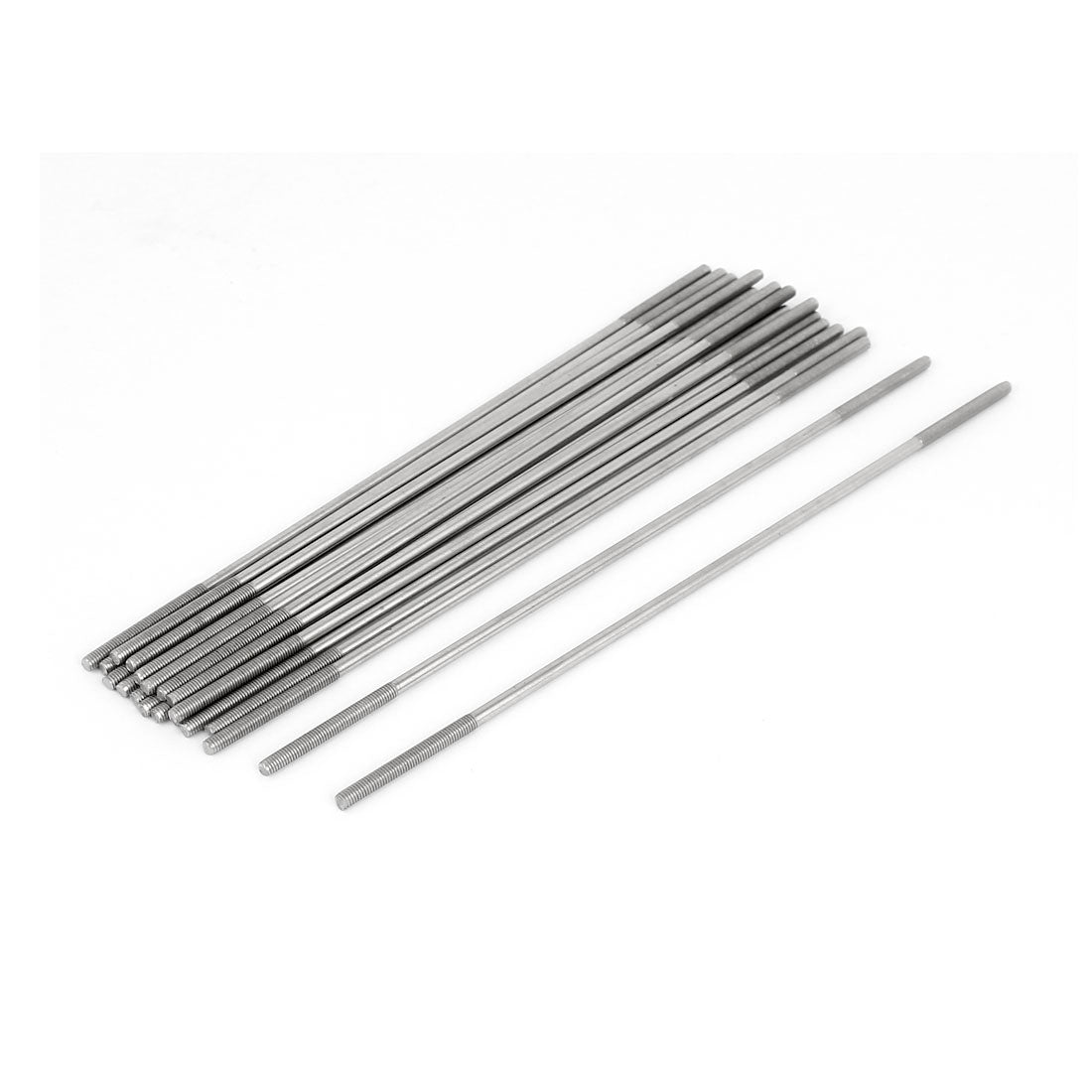 Harfington M3x160mm 304 Stainless Steel Double End Threaded Stud Screw Bolt 20pcs