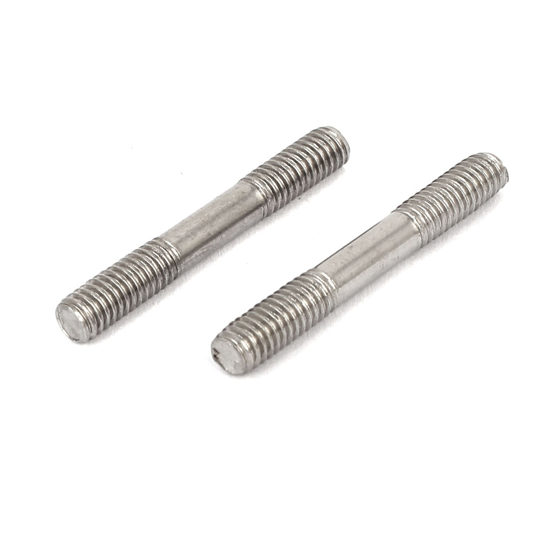 Harfington M4x30mm 304 Stainless Steel Double End Threaded Stud Screw Bolt 20pcs