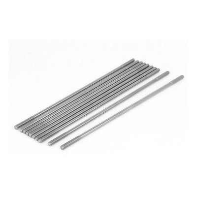 Harfington M4x160mm 304 Stainless Steel Double End Threaded Stud Screw Bolt 10pcs