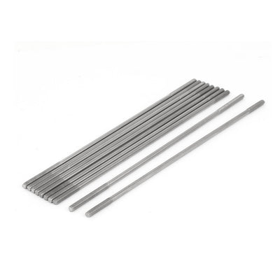 Harfington M4x180mm 304 Stainless Steel Double End Threaded Stud Screw Bolt 10pcs