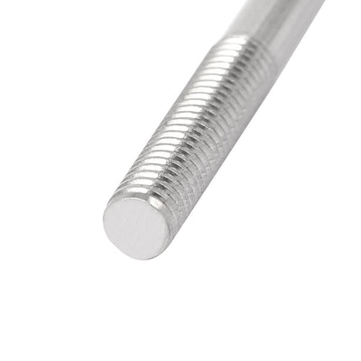 Harfington M5x60mm 304 Stainless Steel Double End Threaded Stud Screw Bolt 10pcs