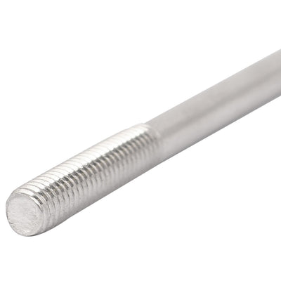 Harfington M5x90mm 304 Stainless Steel Double End Threaded Stud Screw Bolt 20pcs