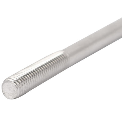 Harfington M5x110mm 304 Stainless Steel Double End Threaded Stud Screw Bolt 10pcs