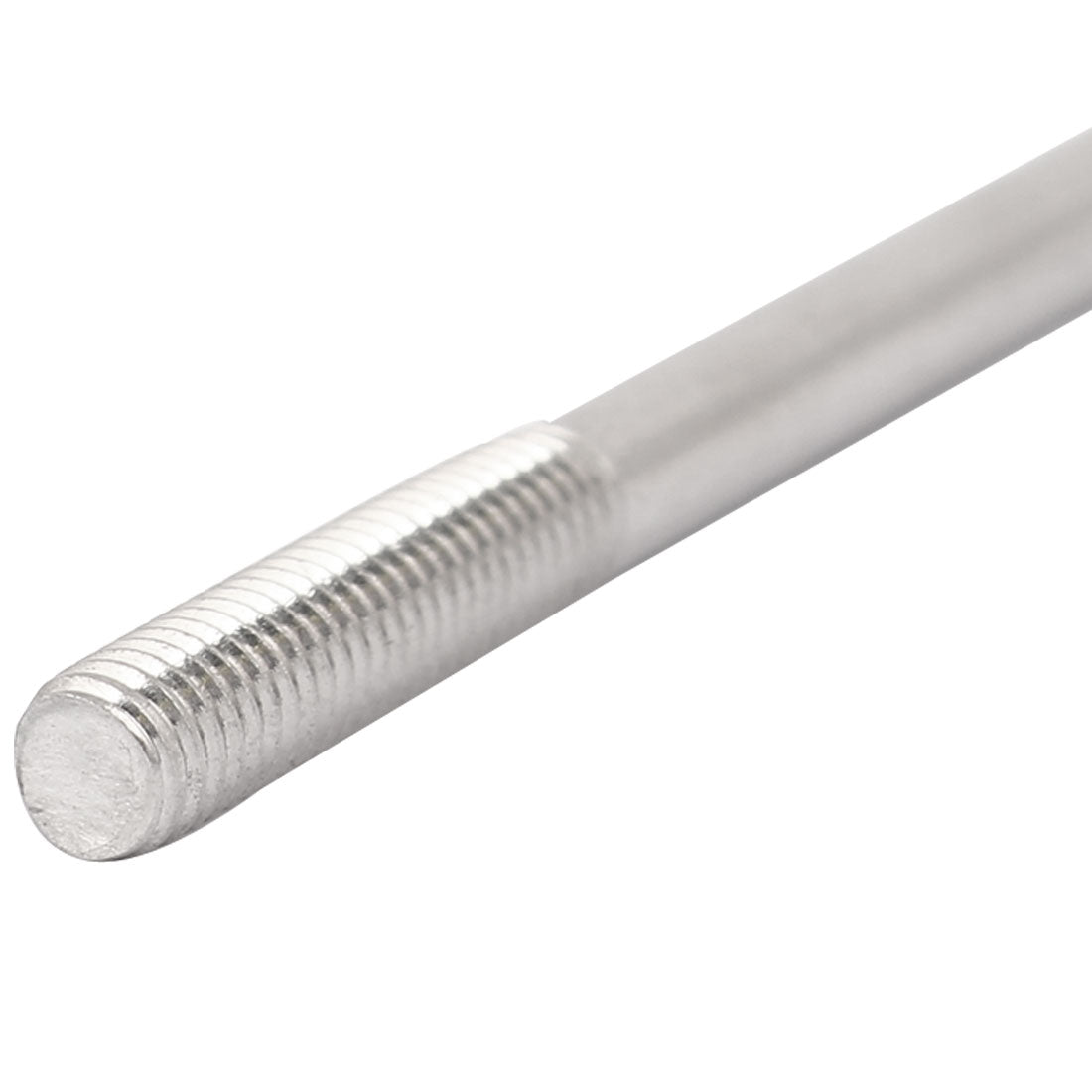 Harfington M5x150mm 304 Stainless Steel Double End Threaded Stud Screw Bolt 10pcs