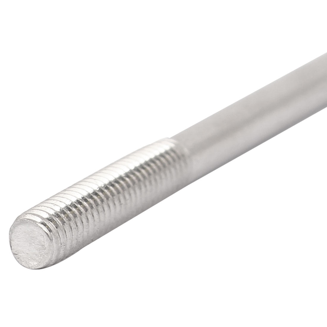 Harfington M5x160mm 304 Stainless Steel Double End Threaded Stud Screw Bolt 5pcs