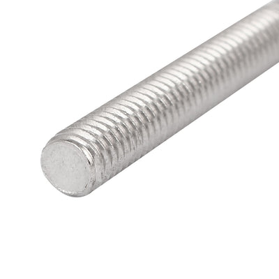 Harfington M5x190mm 304 Stainless Steel Double End Threaded Stud Screw Bolt 10pcs