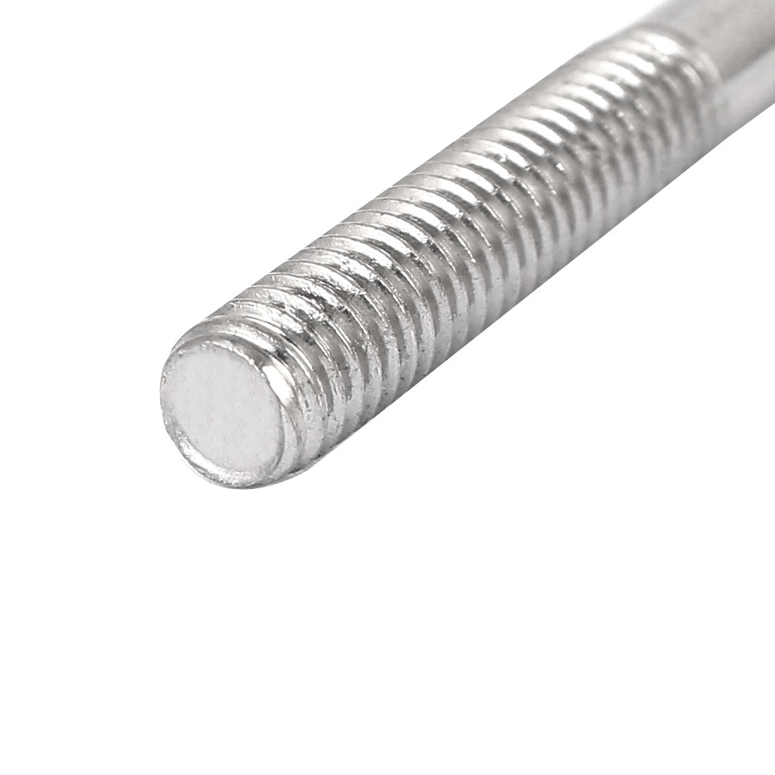 Harfington M6x90mm 304 Stainless Steel Double End Threaded Stud Screw Bolt 10pcs