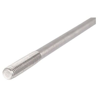 Harfington M8 x 160mm Tight Adjustable Push Rod Double End Thread Stud Screw Bolt 5pcs