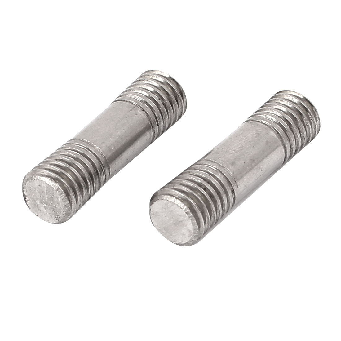 Harfington 304 Stainless Steel Double End Thread Tight Adjustable Push Rod Stud M10x35mm 10pcs
