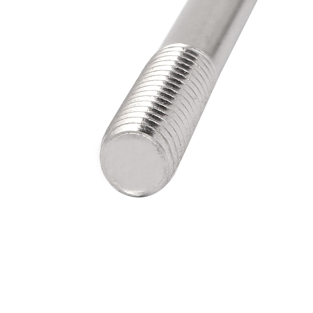 Harfington 304 Stainless Steel Double End Thread Tight Adjustable Push Rod Stud M10x80mm 10pcs