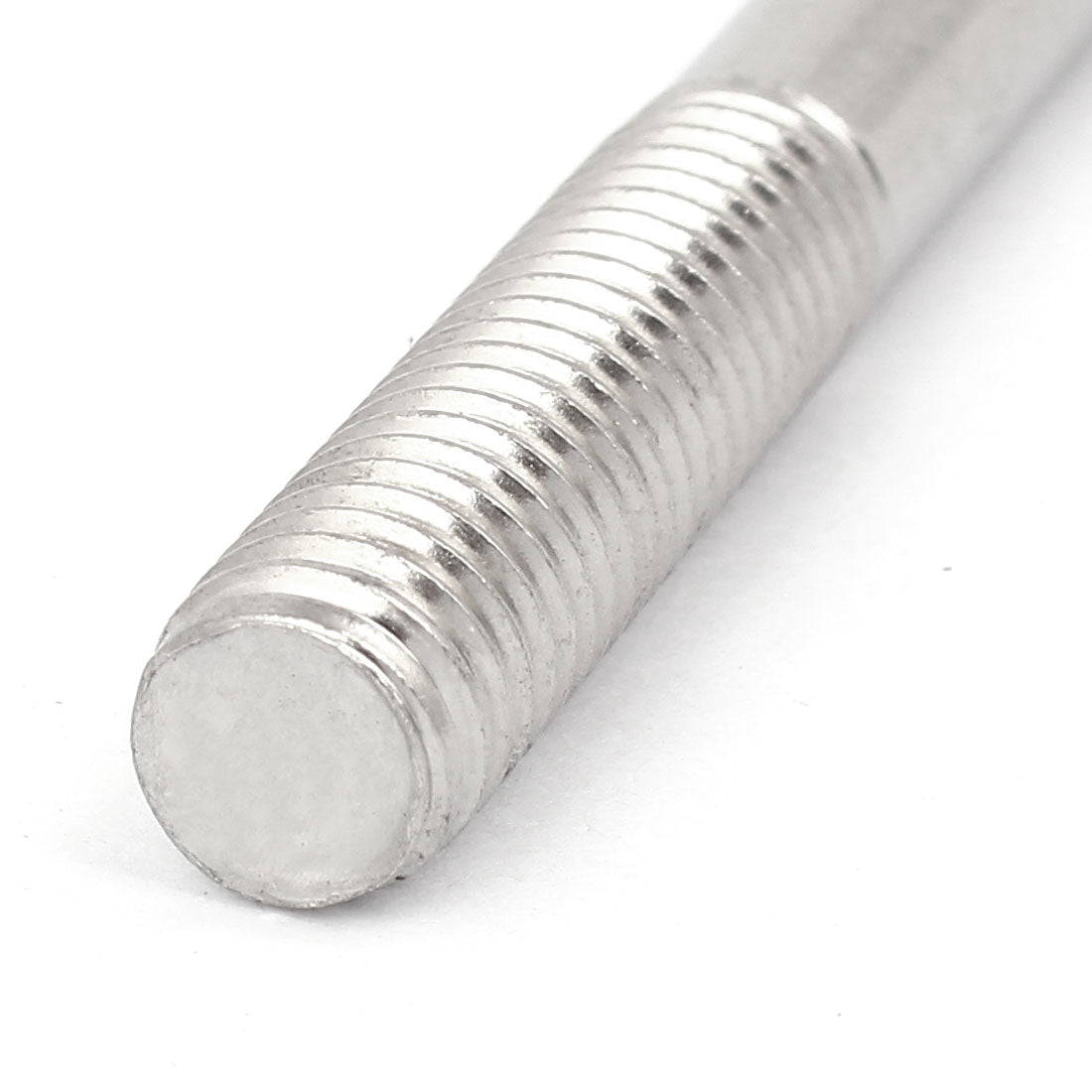 Harfington 304 Stainless Steel Double End Thread Tight Adjustable Push Rod Stud M10x180mm 5pcs