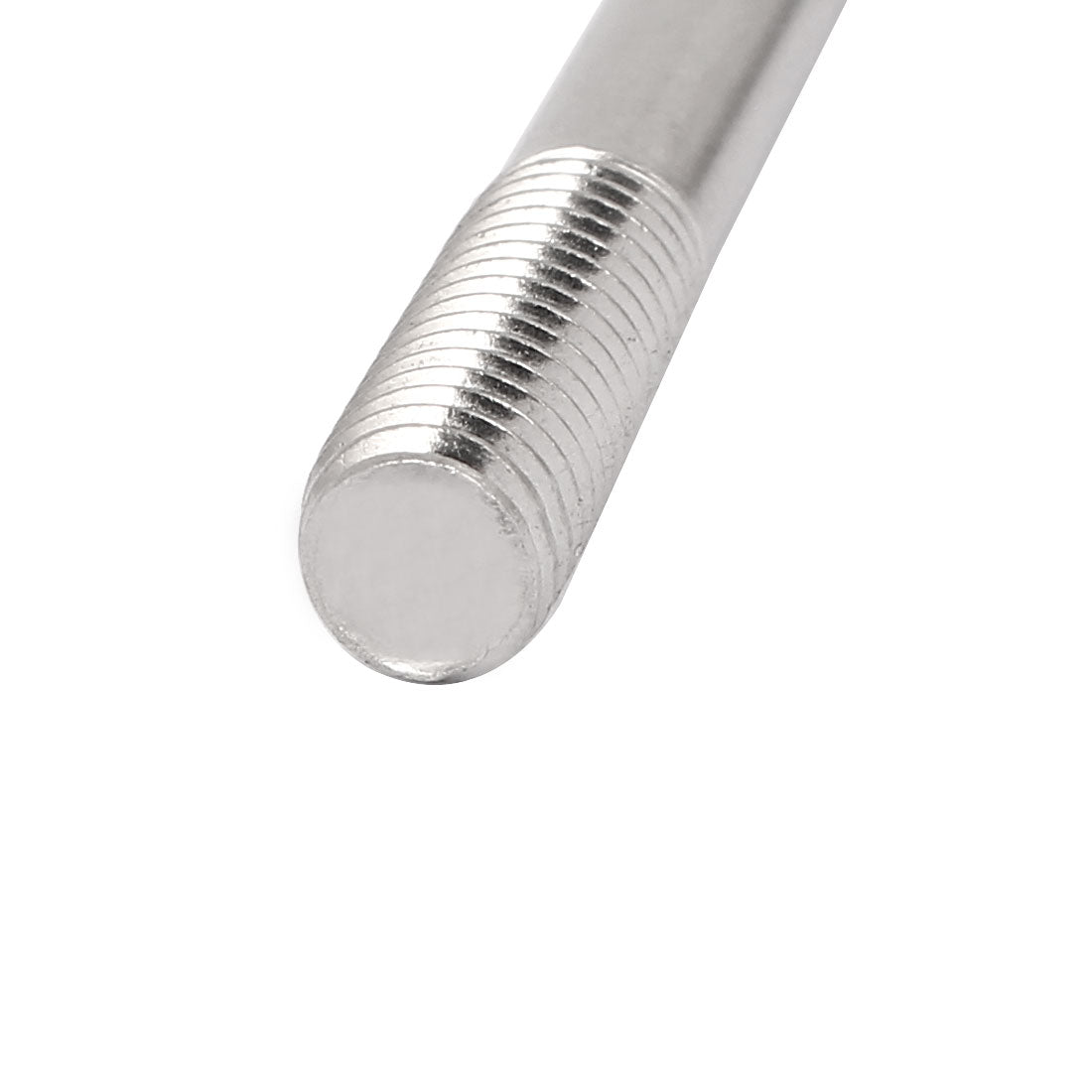 Harfington 304 Stainless Steel Double End Thread Tight Adjustable Push Rod Stud M10x200mm 5pcs