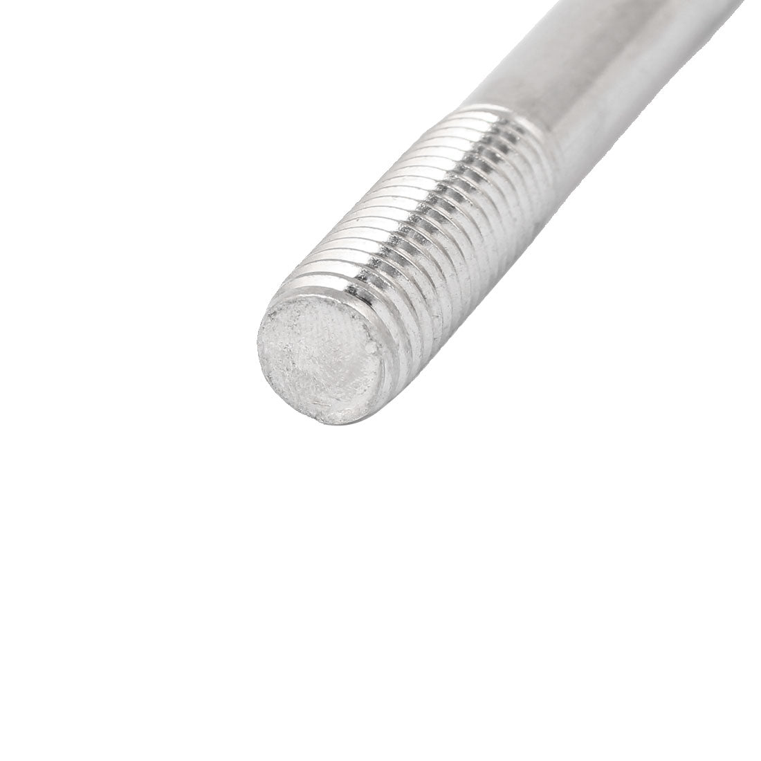 Harfington M12 x 90mm 304 Stainless Steel Double End Thread Stud Teeth Rod 5pcs